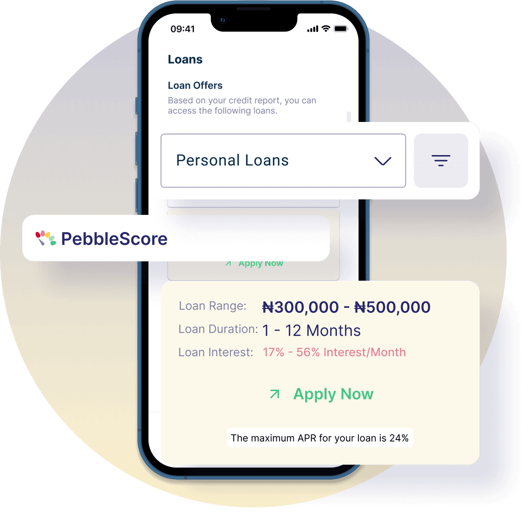 User receiving loan approval notification on mobile device